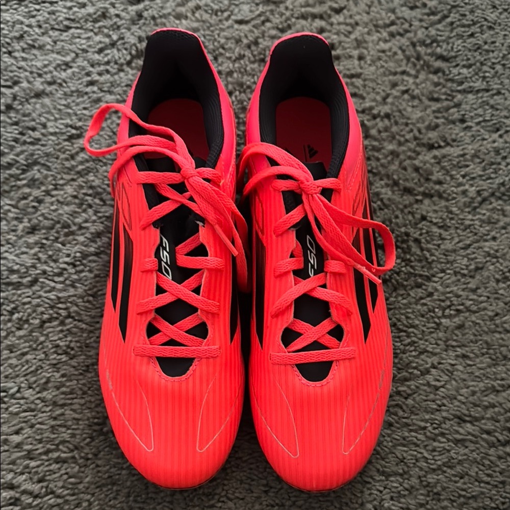 Adidas Red Soccer Cleats